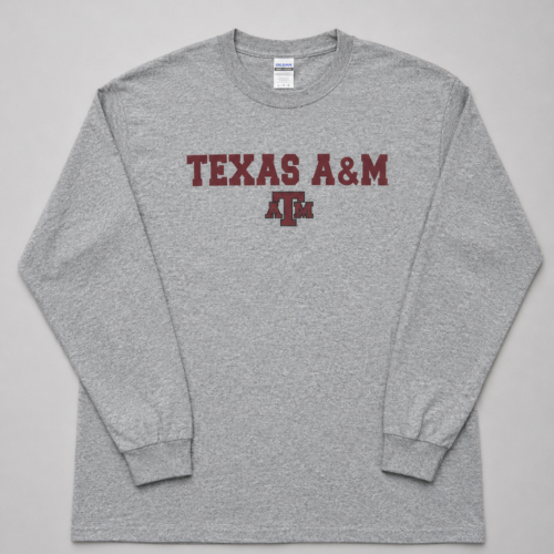 Playera Texas A&M Aggies Gris