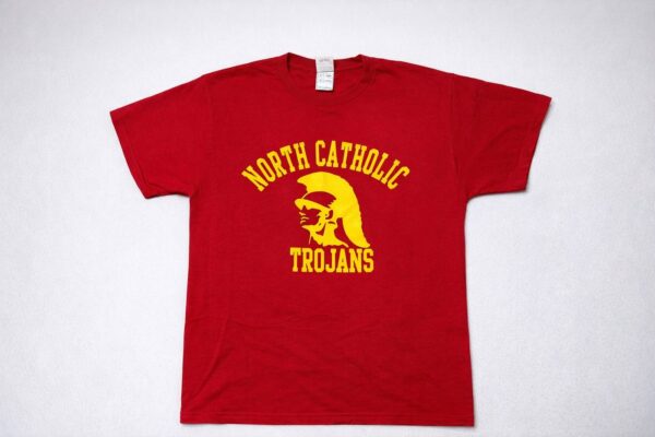 Playera North Catholic Trojans - Talla M (Importado USA)