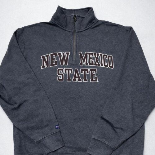 Sudadera NCAA New Mexico State Aggies Medio Cierre - Talla M (Importado USA)