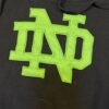Sudadera con Capucha Notre Dame Fighting Irish Negra - Talla S (Importado USA)