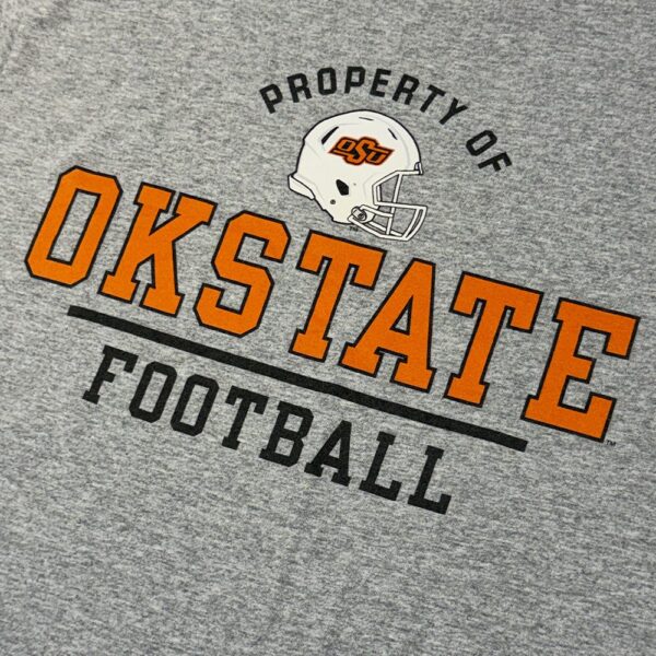 Playera Oklahoma State Cowboys Football Gris - Talla S (Importado USA)