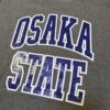 Sudadera Osaka State Gris - Talla S (Importado USA)