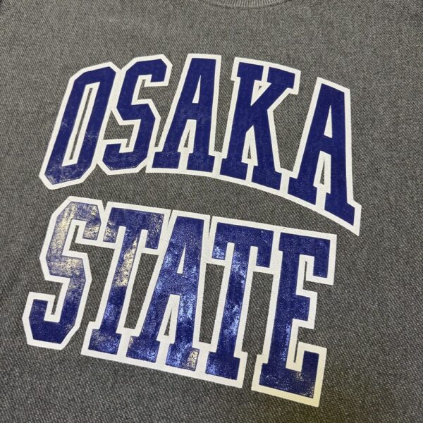 Sudadera Osaka State Gris - Talla S (Importado USA)
