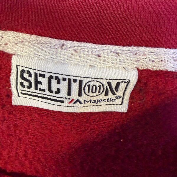 ou-m-03-3 Sudadera Oklahoma Sooners Cuello Redondo Roja - Talla M