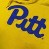 pitt-s-01-2 Sudadera con Capucha Pitt Panthers Amarilla - Talla S (Importado USA)