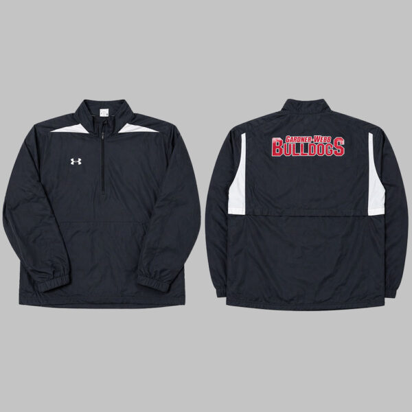Windbreaker 1/4 Zip Gardner-Webb Bulldogs Under Armour Negro