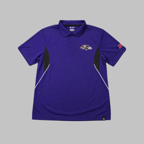 Baltimore Ravens Polo XXL - Morado : Negro Baltimore Ravens Polo XXL - Morado / Negro
