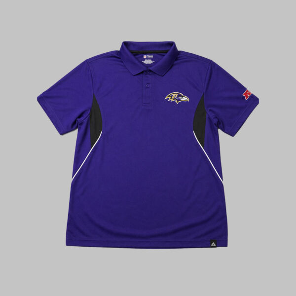 Baltimore Ravens Polo XXL - Morado / Negro
