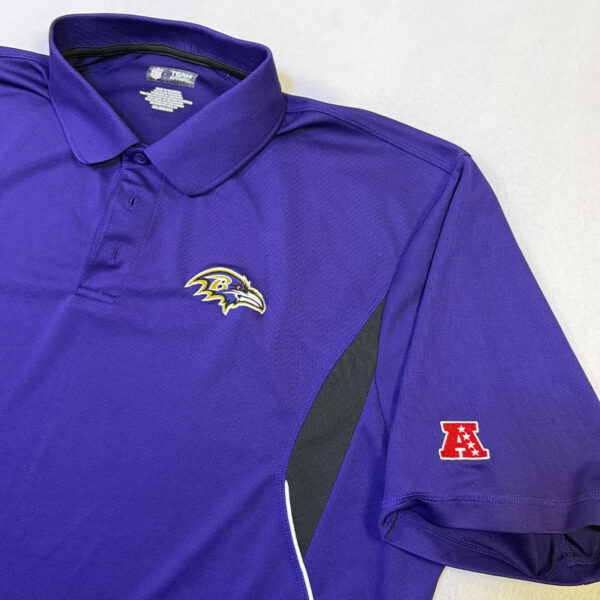 Baltimore Ravens Polo XXL - Morado / Negro