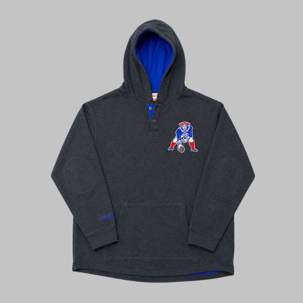 New England Patriots Hoodie XL - Gris Carbón