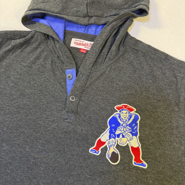 New England Patriots Hoodie XL - Gris Carbón