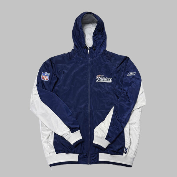 New England Patriots Reebok Windbreaker - Talla L New England Patriots Reebok Windbreaker - Talla L