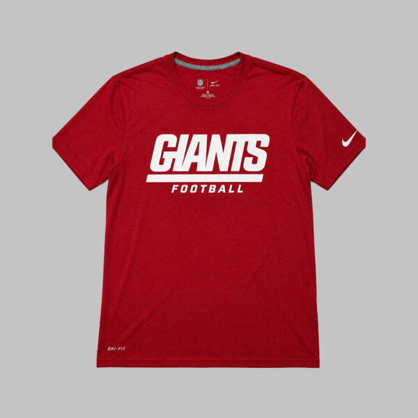 New York Giants Tee XL - Rojo