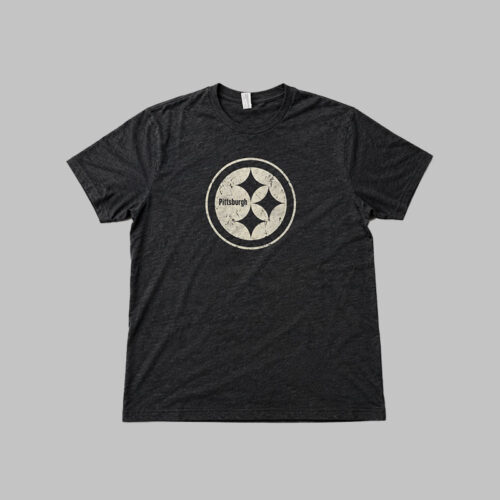 Pittsburgh Steelers Tee XXL - Negro Jaspeado Pittsburgh Steelers Tee XXL - Negro Jaspeado