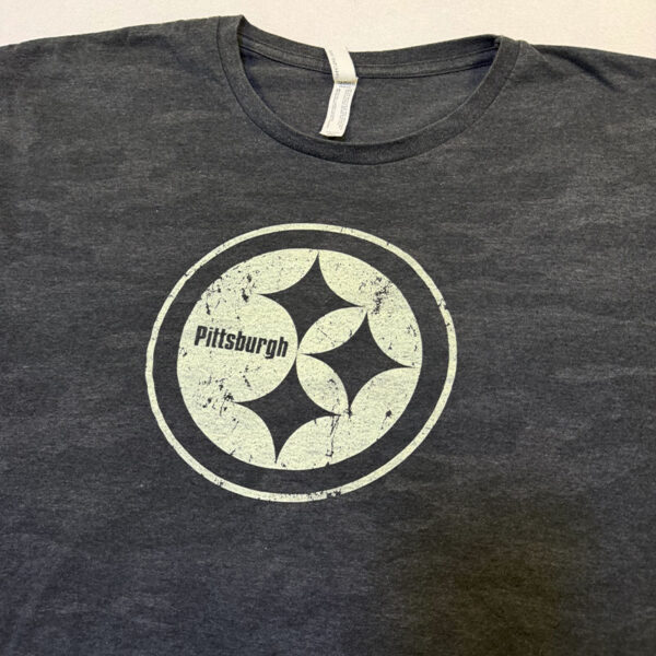 Pittsburgh Steelers Tee XXL - Negro Jaspeado1 Pittsburgh Steelers Tee XXL - Negro Jaspeado