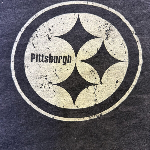 Pittsburgh Steelers Tee XXL - Negro Jaspeado2 Pittsburgh Steelers Tee XXL - Negro Jaspeado
