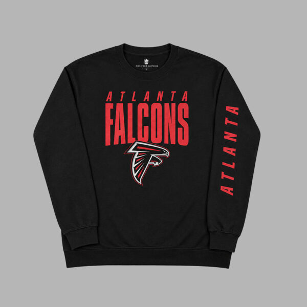 Atlanta Falcons Crewneck Sweatshirt - Talla L Sudadera Atlanta Falcons Pink Food Clothing – Talla L