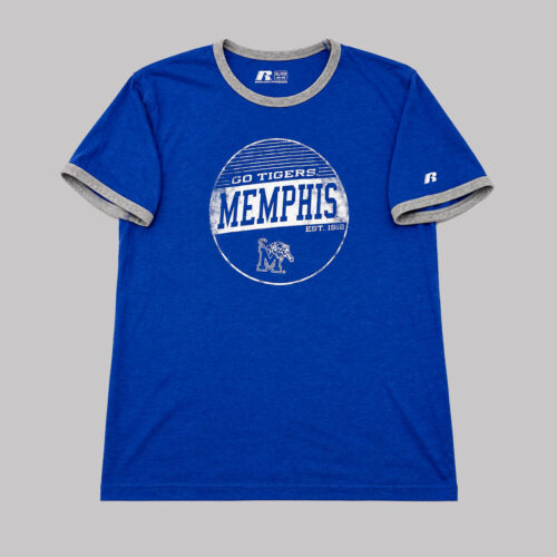 Playera Russell Athletic Memphis Tigers NCAA Azul Talla XL