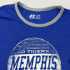 MEN1 Playera Russell Athletic Memphis Tigers NCAA Azul Talla XL