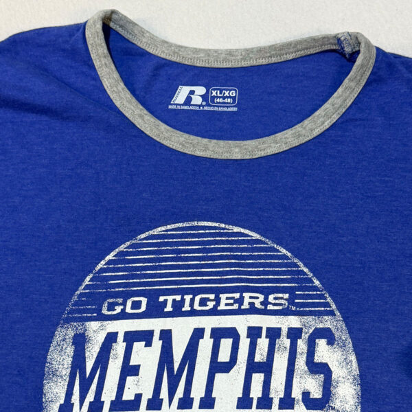 MEN1 Playera Russell Athletic Memphis Tigers NCAA Azul Talla XL