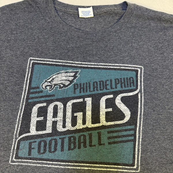 Philadelphia Eagles Football T-Shirt - Talla L1 Playera Philadelphia Eagles Delta Apparel – Talla L