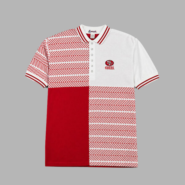 San Francisco 49ers Vintage Color Block Polo - Talla L Playera San Francisco 49ers Antigua – Talla L