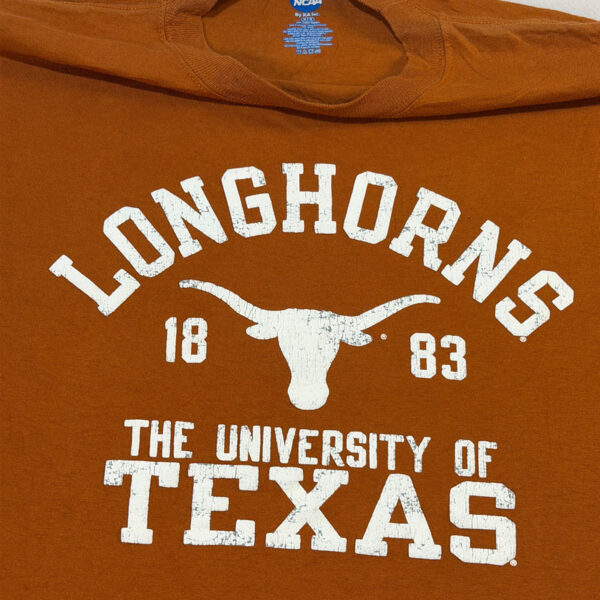 UNIVERSITY TEXAS 2 Playera Texas Longhorns 1883 naranja — S/M