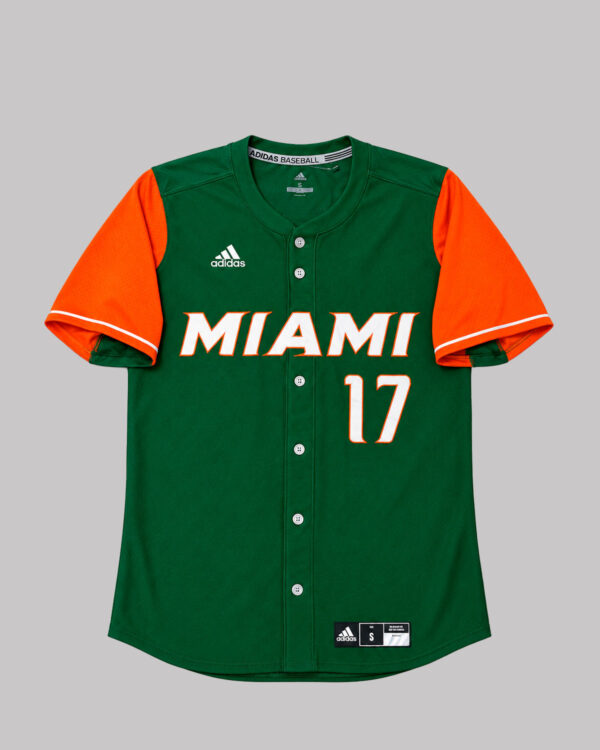jersey-adidas-miami-hurricanes-baseball-17-talla-s-frente Jersey Adidas Miami Hurricanes Baseball #17 Talla S