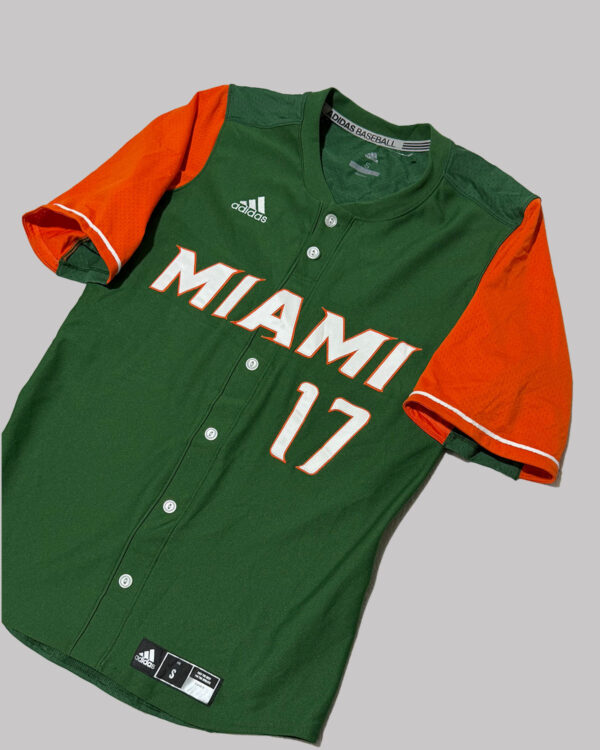 jersey-adidas-miami-hurricanes-baseball-17-talla-s-reverso Jersey Adidas Miami Hurricanes Baseball #17 Talla S