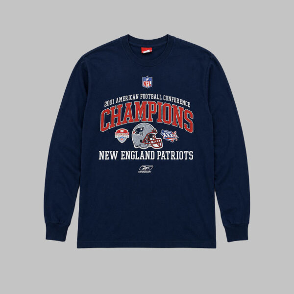 patriots-2001-afc-champions Playera New England Patriots Reebok – Talla XL
