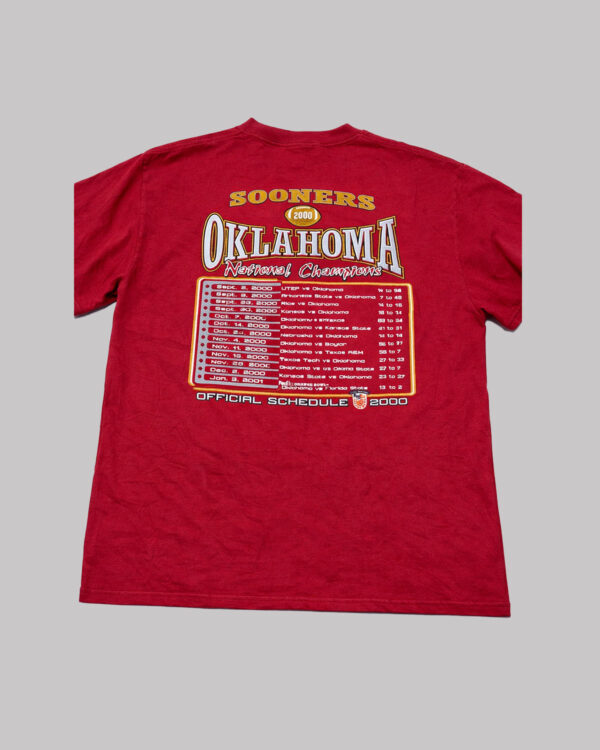 Playera Oklahoma Sooners National Champions 2000 Talla L