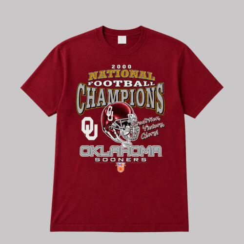 playera-oklahoma-sooners-national-champions-2000-talla-l-frente Playera Oklahoma Sooners National Champions 2000 Talla L