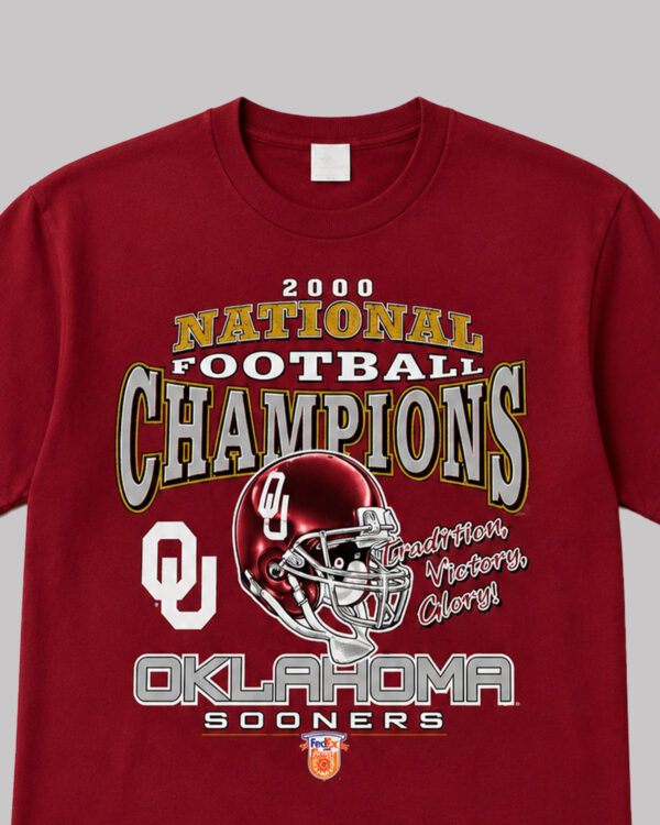 Playera Oklahoma Sooners National Champions 2000 Talla L