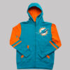 Sudadera Miami Dolphins NFL con Cierre Talla S
