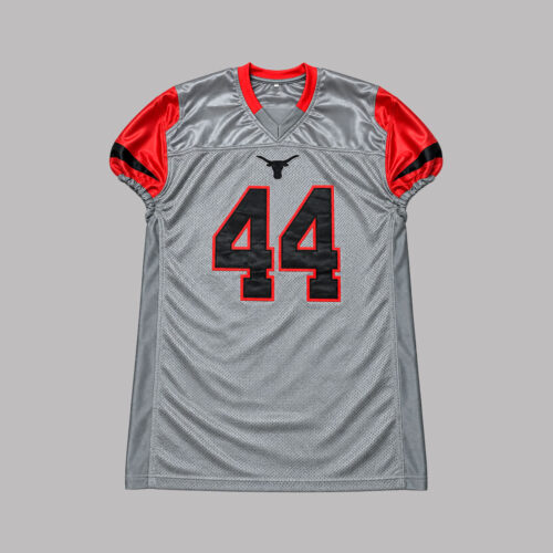 44 Jersey de football T. Bowens #44 gris con rojo