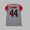 Jersey de football T. Bowens #44 gris con rojo