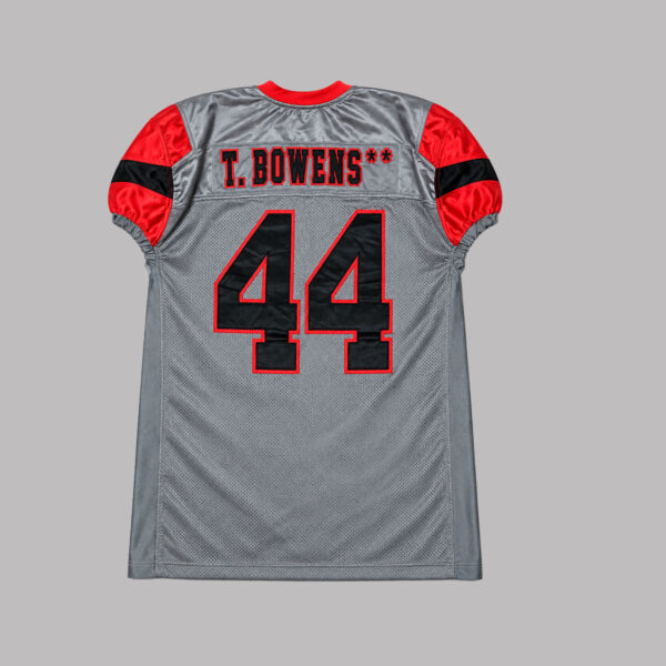Jersey de football T. Bowens #44 gris con rojo