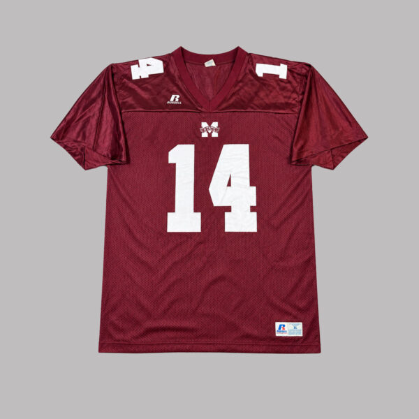 Jersey Russell Mississippi State #14 vino - XL