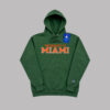 MIAMI Sudadera Champion Miami Hurricanes NCAA verde con capucha