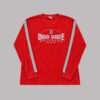 OHIO ROJA Playera manga larga Ohio State roja y gris - L