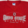 OHIO ROJA1 Playera manga larga Ohio State roja y gris - L