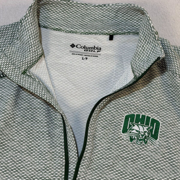 Pulóver Columbia Ohio Bobcats NCAA con cierre al pecho