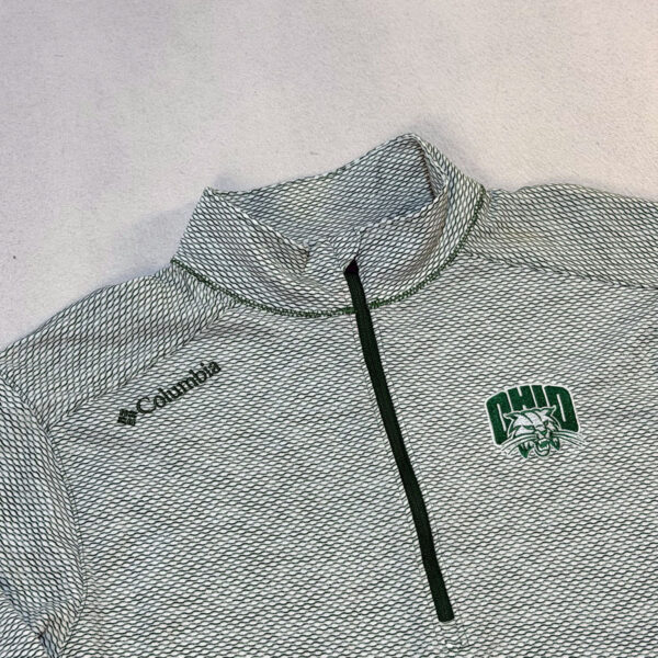 Pulóver Columbia Ohio Bobcats NCAA con cierre al pecho