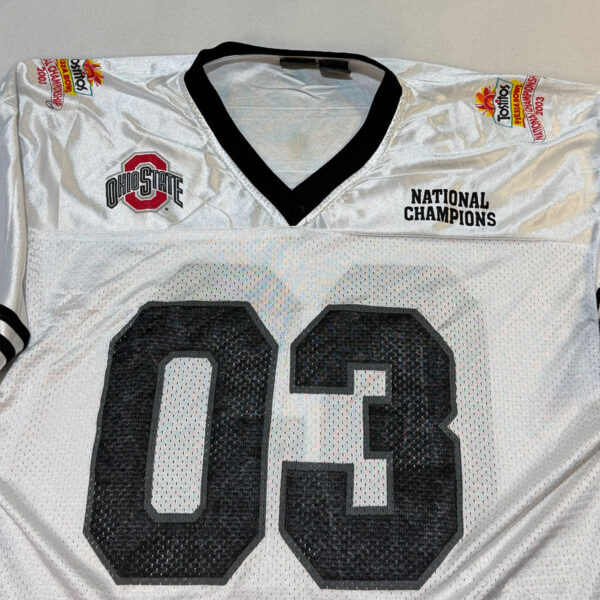 Jersey Ohio State #03 National Champions blanco - XL