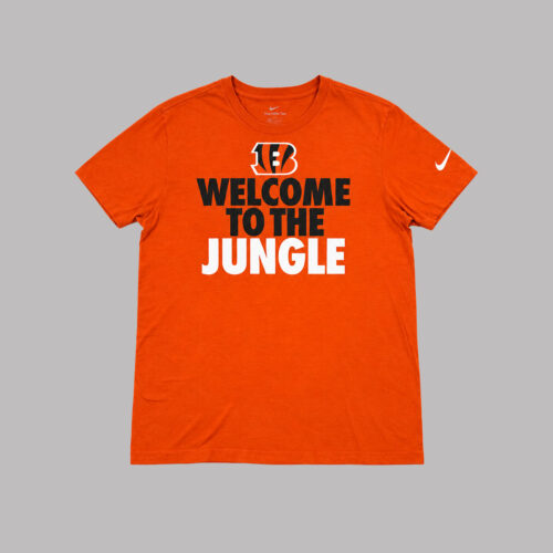 Playera Nike Cincinnati Bengals Welcome to the Jungle naranja — L