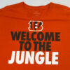 Playera Nike Cincinnati Bengals Welcome to the Jungle naranja — L