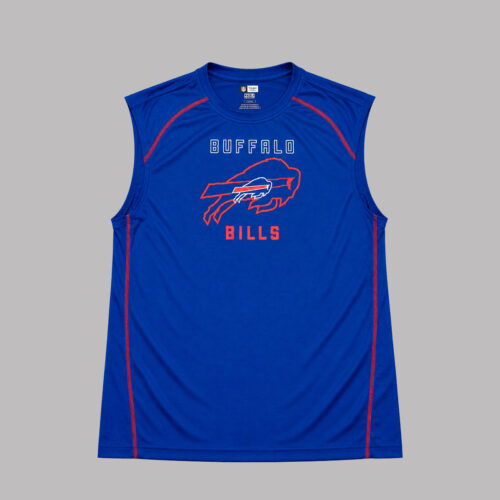 Playera sin mangas Buffalo Bills azul — XL