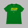 Playera Nike Dri-FIT Oregon Ducks Football verde — L