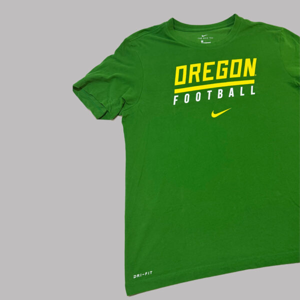 Playera Nike Dri-FIT Oregon Ducks Football verde — L